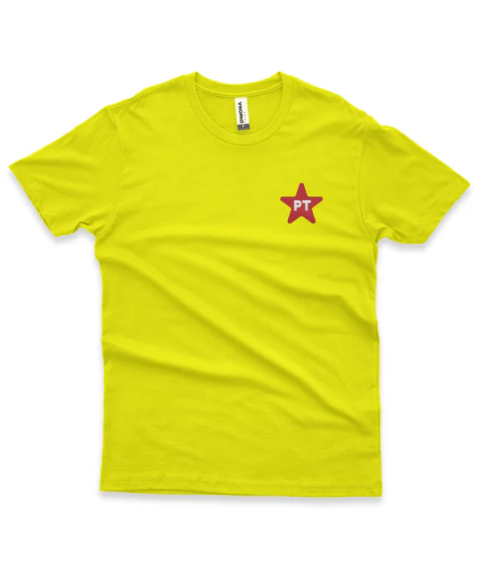 Camiseta Masculina Brasão – Cores do Brasil