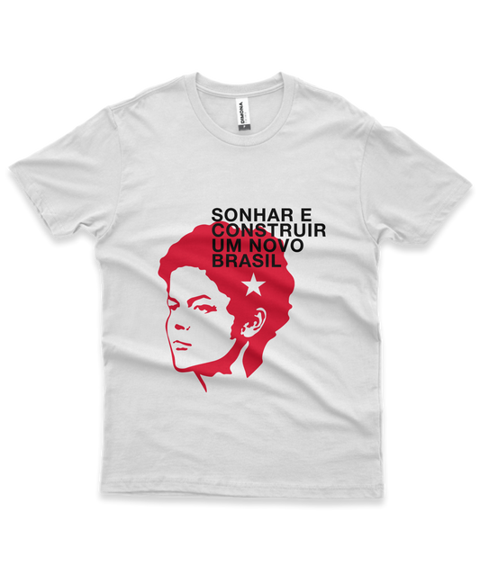 Camiseta Masculina Dilma Sonhar e Construir
