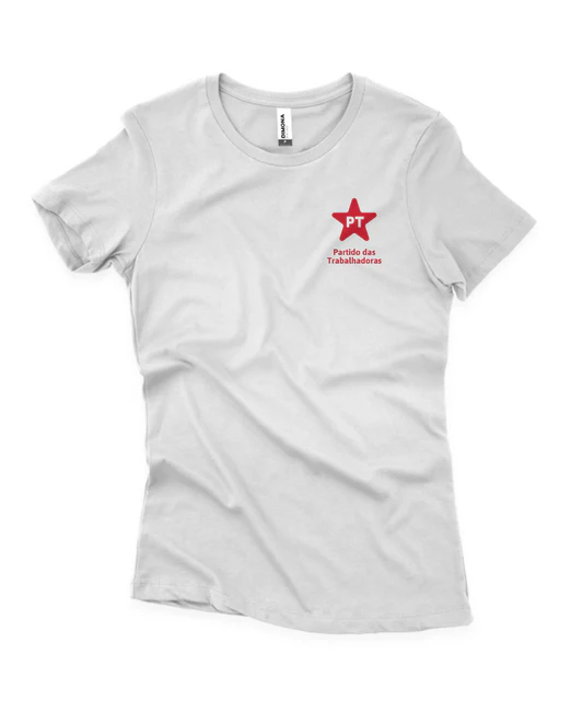 Camiseta Feminina Brasão – Partido das Trabalhadoras
