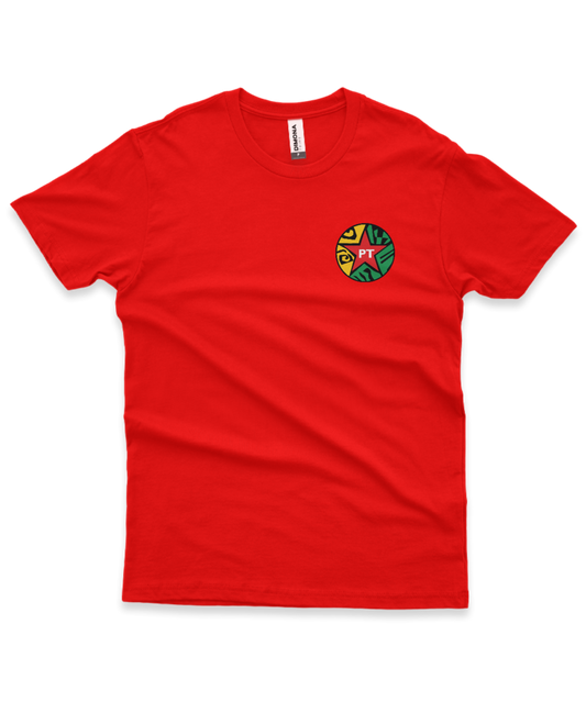 Camiseta Masculina Brasão - O Povo negro quer Lula