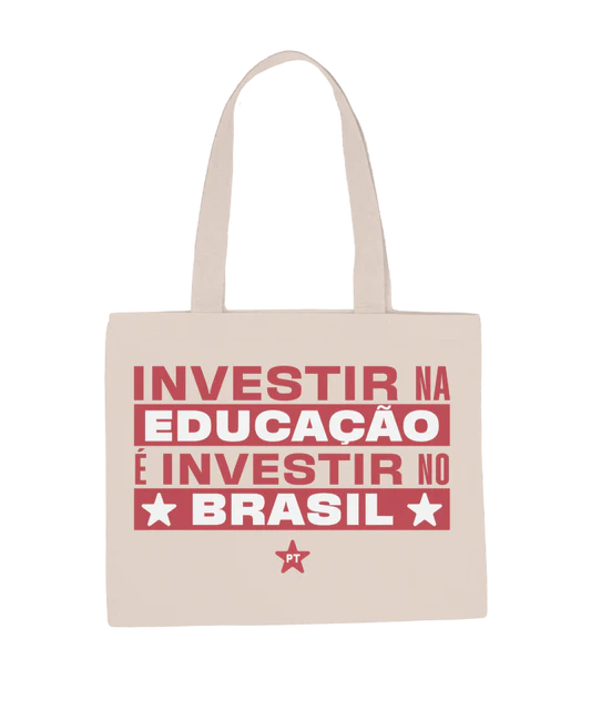 Ecobag Investir em Educação é Investir no Brasil